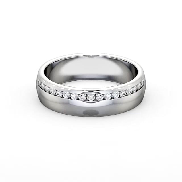 Noa 0.18ct Round Lab Diamond Channel Set Wedding Ring